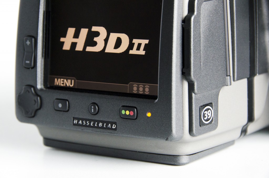 The digital capture unit of the Hasselblad H3D is shown.