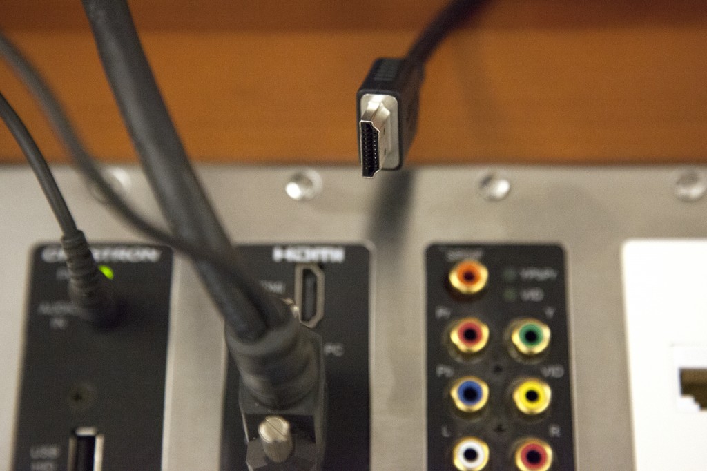 Podium AV connections